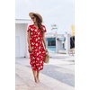 image:imageEkouaer Long Nightgowns for Women Button Night Gowns Short Sleeve Sleepwear Full Length Sleep Shirts With Pockets S2XLChristmas Elk
