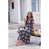 image:imageEkouaer Long Nightgowns for Women Button Night Gowns Short Sleeve Sleepwear Full Length Sleep Shirts With Pockets S2XLHawaii