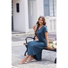 image:imageEkouaer Long Nightgowns for Women Button Night Gowns Short Sleeve Sleepwear Full Length Sleep Shirts With Pockets S2XLNavy