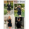 image:imageEkouaer Sleep Shirts for Women Nightgown Short Sleeves T shirt Night Dress Round Neck Womans Nightgown with Pocket SXXLBlack