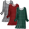 Red Plaid green Plaid white Plaid