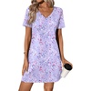 Heart Print Purple