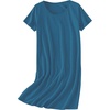 image:imageEkouaer Nightgowns for Women Cotton Sleepshirts Short Sleeve Nightshirt Tshirt Night Gown Casual Sleepdress Comfy NightdressDark Blue