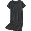 image:imageEkouaer Nightgowns for Women Cotton Sleepshirts Short Sleeve Nightshirt Tshirt Night Gown Casual Sleepdress Comfy NightdressDark Grey