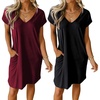 Black and Wine Red