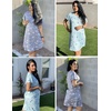 image:imageEkouaer 2 Pack Womens Nightgown Short Sleeve Nightshirts Comfy Soft Pajama Sleep DressCoffee  Star Print