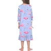 image:imageEkouaer Girls Nightgowns Toddler Pajamas Dress Sleep Nightshirts Princess Soft Sleepwear for KidsFlamingo