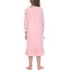 image:imageEkouaer Girls Nightgowns Toddler Pajamas Dress Sleep Nightshirts Princess Soft Sleepwear for KidsPink