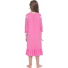 image:imageEkouaer Girls Nightgowns Toddler Pajamas Dress Sleep Nightshirts Princess Soft Sleepwear for KidsRose Red