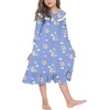 image:imageEkouaer Girls Nightgowns Toddler Pajamas Dress Sleep Nightshirts Princess Soft Sleepwear for KidsSleep Teddy Bear