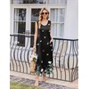 image:imageEkouaer Nightgowns for Women Sleeveless Sleepshirt Long Print House Dress Tank Nightshirt Maxi Casual Dress with PocketsFloral Butterfly