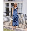 image:imageEkouaer Nightgowns for Women Sleeveless Sleepshirt Long Print House Dress Tank Nightshirt Maxi Casual Dress with PocketsTiedye Gray