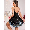 image:imageEkouaer Sexy Night Gowns Lace Nightgowns for Women Sleeveless Sleepwear Babydoll Nighty Plus Size Night DressBlack Butterfly