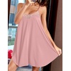 image:imageEkouaer Sexy Night Gowns Lace Nightgowns for Women Sleeveless Sleepwear Babydoll Nighty Plus Size Night DressPink