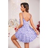 image:imageEkouaer Sexy Night Gowns Lace Nightgowns for Women Sleeveless Sleepwear Babydoll Nighty Plus Size Night DressPurple Floral