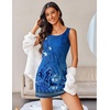 image:imageEkouaer Sexy Tank Nightgowns for Women Side Slit Lingerie Dress Sleevesless Night Gowns SXXLBlue Flower