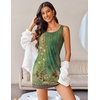image:imageEkouaer Sexy Tank Nightgowns for Women Side Slit Lingerie Dress Sleevesless Night Gowns SXXLGreen Flower
