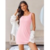 image:imageEkouaer Sexy Tank Nightgowns for Women Side Slit Lingerie Dress Sleevesless Night Gowns SXXLLight Pink