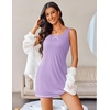 image:imageEkouaer Sexy Tank Nightgowns for Women Side Slit Lingerie Dress Sleevesless Night Gowns SXXLLilac