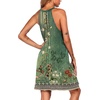 image:imageEkouaer Womens Nightgown Sleeveless Sleepwear V Neck Racerback Sleep DressGreen Floral