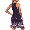 image:imageEkouaer Womens Nightgown Sleeveless Sleepwear V Neck Racerback Sleep DressPurple Flower