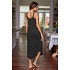 image:imageEkouaer Womens Sleeveless Nightgown Long Nightgowns for Women Full Slip Soft Nightshirt Wide Strap Sleepwear Lounge DressesBlack
