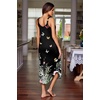 image:imageEkouaer Womens Sleeveless Nightgown Long Nightgowns for Women Full Slip Soft Nightshirt Wide Strap Sleepwear Lounge DressesGreen Leaf