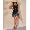 image:imageEkouaer Womens Tank Nightgown V Neck Sleepshirts Soft Sleeveless Chemise Nightdress SXXLBlack Butterfly
