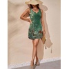 image:imageEkouaer Womens Tank Nightgown V Neck Sleepshirts Soft Sleeveless Chemise Nightdress SXXLGreen Floral