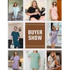 image:imageEkouaer Cotton Nightgowns for Women Short Sleeve Sleep Shirts Crew Neck Night Dress Nightshirt with Pocket Black L