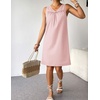 image:imageEkouaer Cotton Nightgowns for Women Sleeveless Night Gown Tank Sleepshirt Wide Strap V Neck Nightshirt S3XLLight Pink