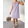 image:imageEkouaer Cotton Nightgowns for Women Sleeveless Night Gown Tank Sleepshirt Wide Strap V Neck Nightshirt S3XLLilac