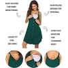 image:imageEkouaer Women 3 in 1 Labor and DeliveryMaternityNursing Nightgown Button Down Sleeveless Pregnancy Dress for BreastfeedingGreen
