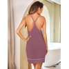 image:imageEkouaer Womens V Neck Racerback Sleeveless NightgownDark Pink