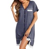 01 Ac-navy Blue Striped