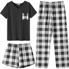 Black White Plaid