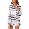 White Black Polka Dot