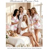 image:imageEkouaer Womens Lace Satin Pajama Set Button Down Pj Shorts Set Bridesmaids Getting Ready Outfits Casual Sleepwear XSXXLPink Hydrangea