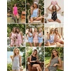 image:imageEkouaer Womens Pajama Sets Sleeveless Tank Tops and Split Shorts Pjs Set Soft Comfy Summer 2 Piece SleepwearButterfly Blue