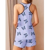image:imageEkouaer Womens Tank Top Pajama Set Comfy Sleeveless Sleepwear Racerback Cami and Shorts Pjs 2 Piece Summer LoungewearBlue Butterfly