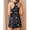 image:imageEkouaer Womens Tank Top Pajama Set Comfy Sleeveless Sleepwear Racerback Cami and Shorts Pjs 2 Piece Summer LoungewearStarry Sky
