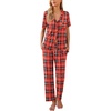 Red Plaid Print