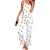 image:imageEkouaer Women Silk Satin Pajamas Sleeveless Pjs Set 2 Piece Summer Loungewear Sleepwear with Pockets SXXLMartini Drinks White