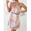 image:imageEkouaer 2 Pack Nightgowns for Women Sleeveless Sleepshirt Sleep Tank Dress Chemise V Neck SleepwearPink MarbleBlue Star