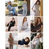 image:imageEkouaer 2 Pack Womens Pajama Sets Short Sleeve Tops and Long Pants Casual Comfy Pjs Lounge Set with PocketsSXXLNavy DotsLight Pink Striped