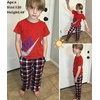 image:imageEkouaer Boys Pajama Pants Soft Lounge Pants Comfy Plaid Pajama Bottoms Elastic Waist PJS BottomsAyarn Dyed Lattice2