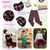 image:imageEkouaer Boys Pajama Pants Soft Lounge Pants Comfy Plaid Pajama Bottoms Elastic Waist PJS BottomsAyarn Dyed Lattice2