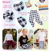 image:imageEkouaer Boys Pajama Pants Soft Lounge Pants Comfy Plaid Pajama Bottoms Elastic Waist PJS BottomsAyarn Dyed Lattice3navy