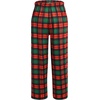 image:imageEkouaer Boys Pajama Pants Soft Lounge Pants Comfy Plaid Pajama Bottoms Elastic Waist PJS BottomsPattern5