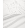image:imageEkouaer Cotton Nightgowns for Women Short Sleeve House Dress Pleated Night Gown Button Sleep Shirt Ladies NightdressWhite
